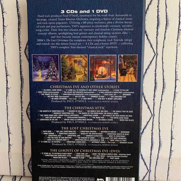 Rare Find! TSO Christmas Trilogy DVD, Book & CD's LIKE NEW - Picture 2 of 8